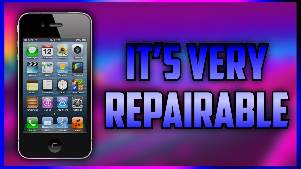 The iPhone 4 Series Was Very Repairable!