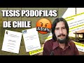 Tesis de Chile sobre pedofilia 😲