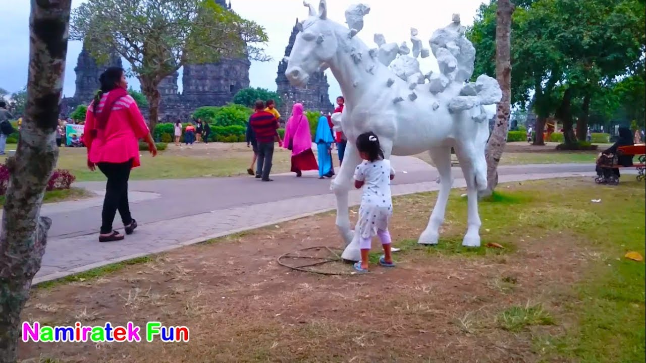 Wisata Anak Candi Prambanan mau jadikan Kuda Putih untuk Kuda Delman Naik Odong duduk di muka Kusir