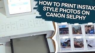 print photos instax style