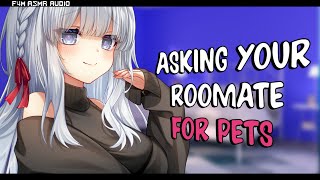 Shyly Asking Wolfgirl Roommate for Pets [F4M] [Cute] [Neko Listener] AUDIO