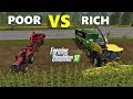 Farming Simulator 17 RICH VS POOR Farmer Comparison SILAGE MACHINES