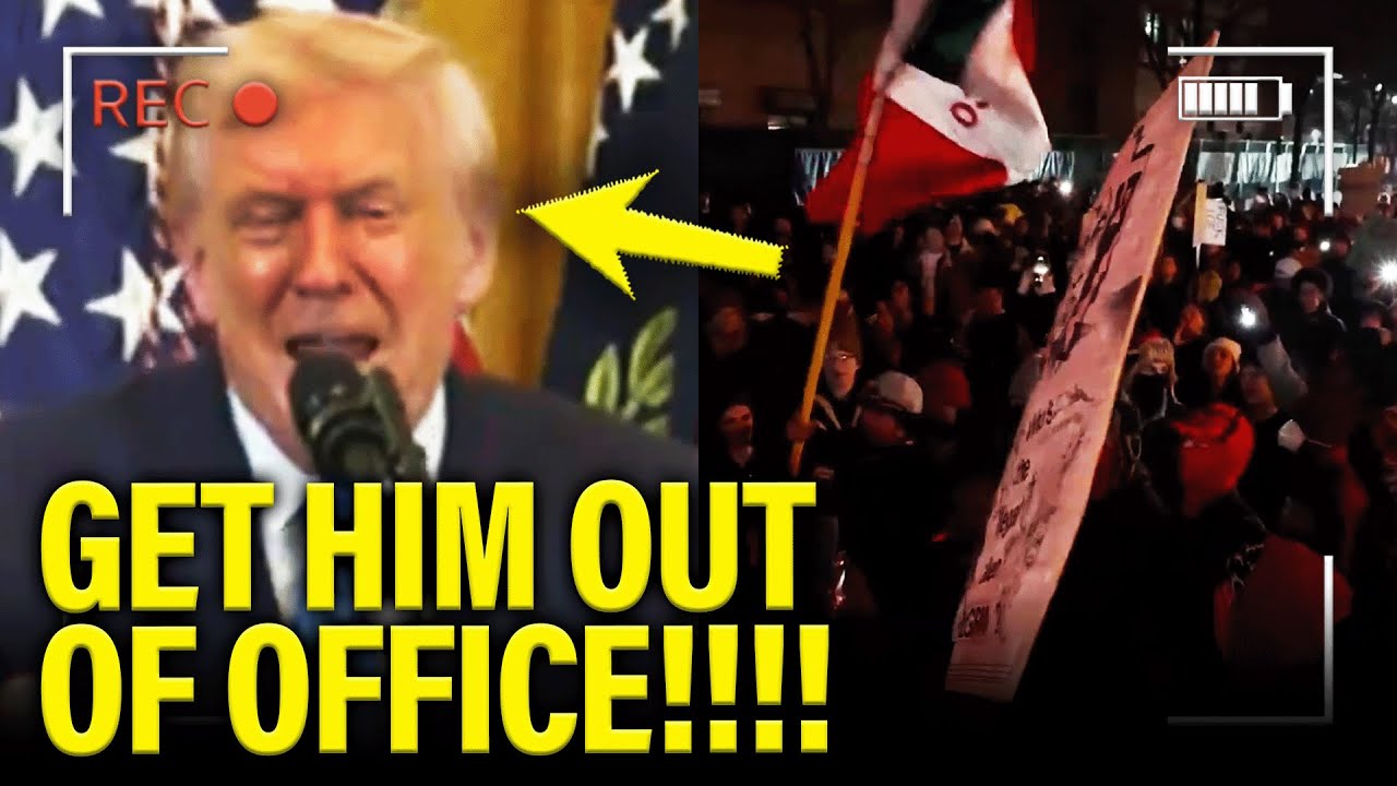 Trump LOSES IT as MASS PROTESTS Demand HIS IMPEACHMENT