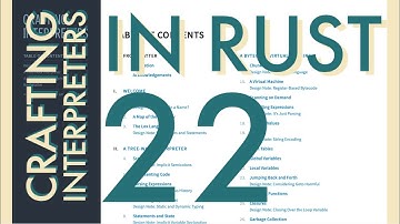 [Rust Programming] Crafting Interpreters: Day 22, Chapter 17 (part 1)