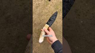 Obsidian Knife, the Sharpest Knife in the World! #obsidian