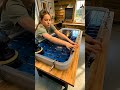 iPhones Inside Epoxy Table 😱 Luxury Living Room Resin Table #Shorts