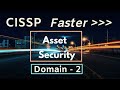 CISSP DOMAIN 2 | Asset Security | CISSP Faster