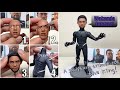 Chadwick Boseman Tribute, polymer clay sculpture of black panther, Wakanda forever!