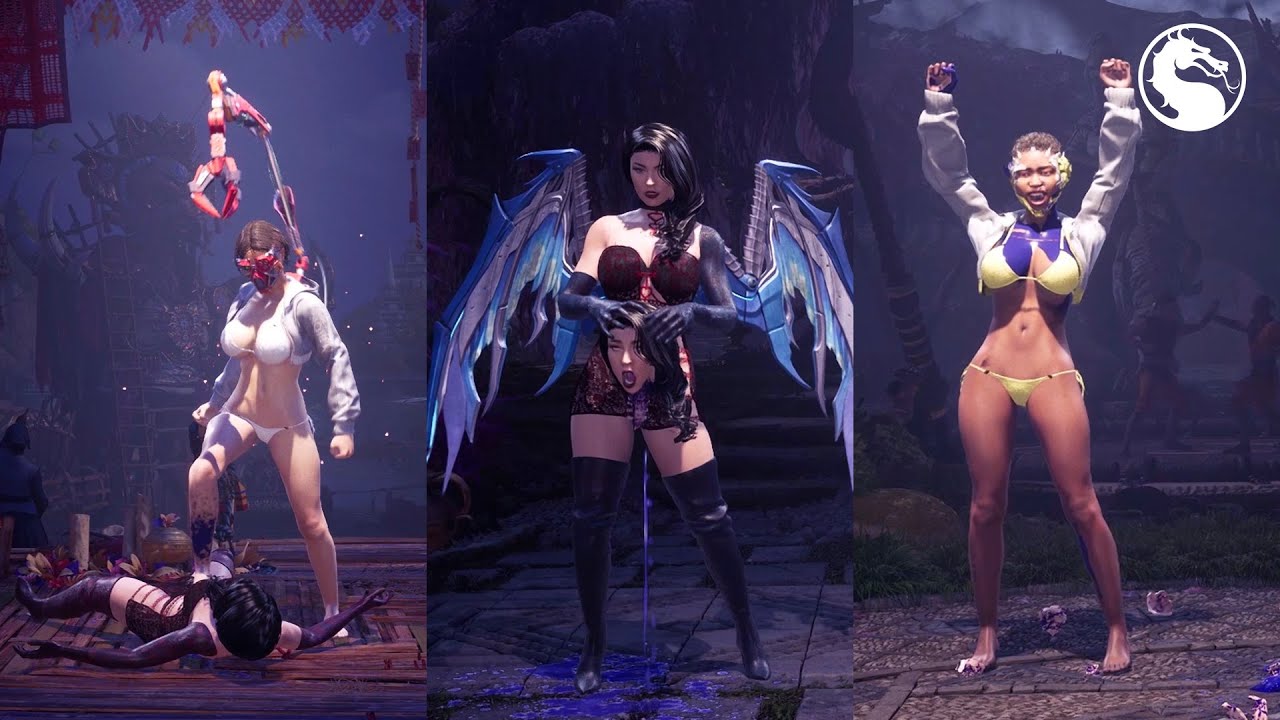 Cyrax, Sektor & Nitara Brutality on Dark Heart Skin 