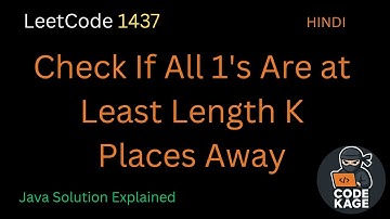 LeetCode 1437 | Check If All 1