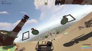 Minicopter Tricks Mining Outpost.