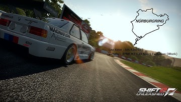 Shift2 Unleashed Nurburgring Time attack gameplay