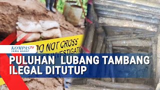 88 Lubang Tambang Ilegal TN Gunung Halimun Ditutup