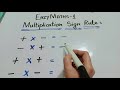 #multiplication Sign Rule #maths