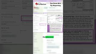 Tip Reporting On Tax Form W-2 Short