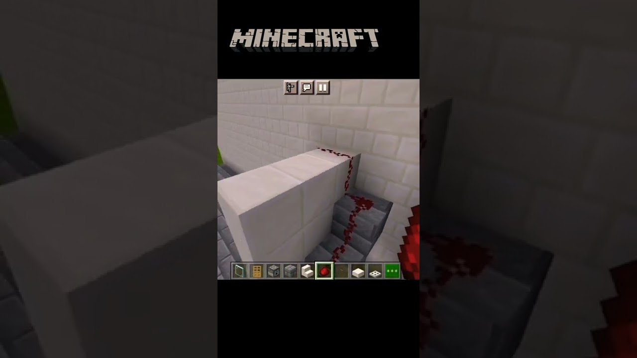 MINECRAFT: Bathroom SHOWER Build Idea/ Minecraft: Build Hacks And Idea #minecraft #shorts #short