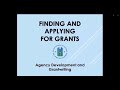 Hud agency developmentgrant writing workshop finding and applying for grants