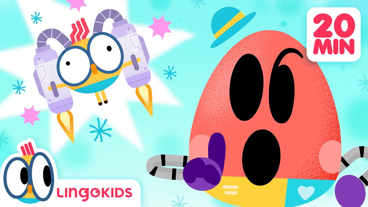 SING and learn 🌍 Baby Bot CARTOONS FOR KIDS 🎶 | Lingokids