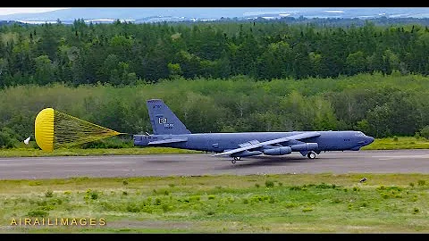 B-52 Lands at Former Loring AFB Maine - August 11,...