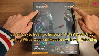 Cosmic Byte Equinox Europa 7.1 RGB LED 