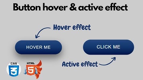 Creative button hover & active effect using pure CSS | CSS button effect