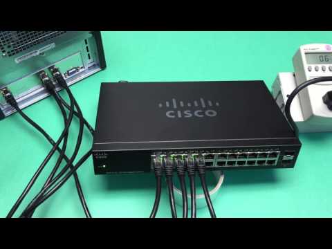 Cisco SG112-24 24 port 1GbE switch unboxing and a little watt burn testing