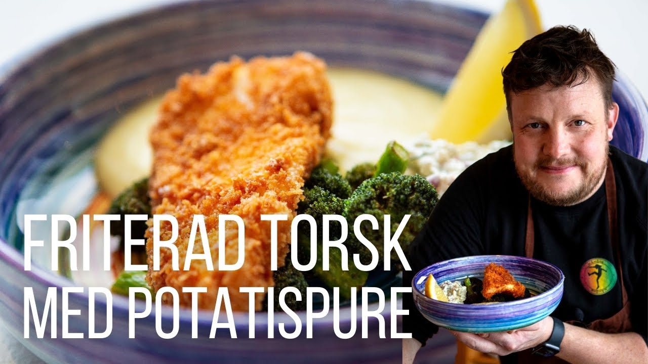 Friterad torsk med potatispuré - Michael Björklund
