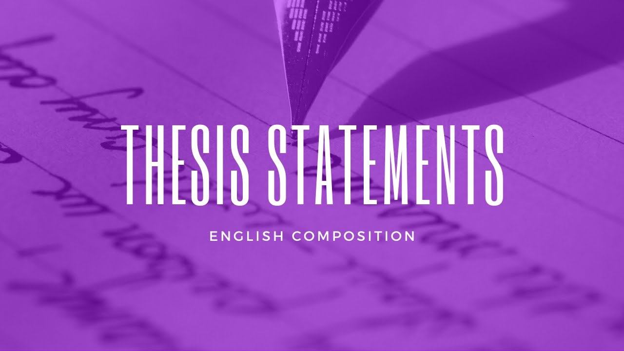 thesis in english