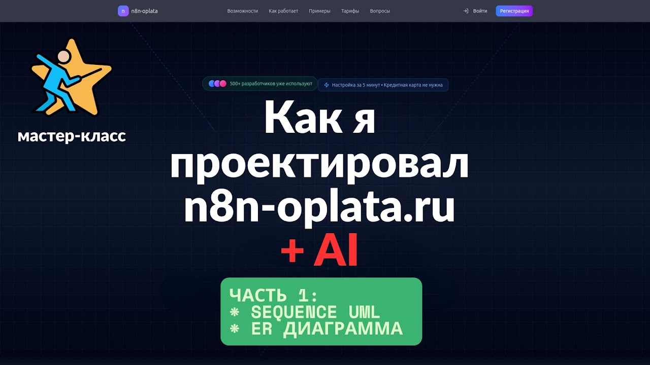 Часть 1. Проектирование сервиса с испольхованием нейросети. Построение UML/ER диаграмм