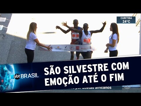 Recorde e ultrapassagem na linha de chegada marcam São Silvestre 2019 | SBT Brasil (31/12/19)
