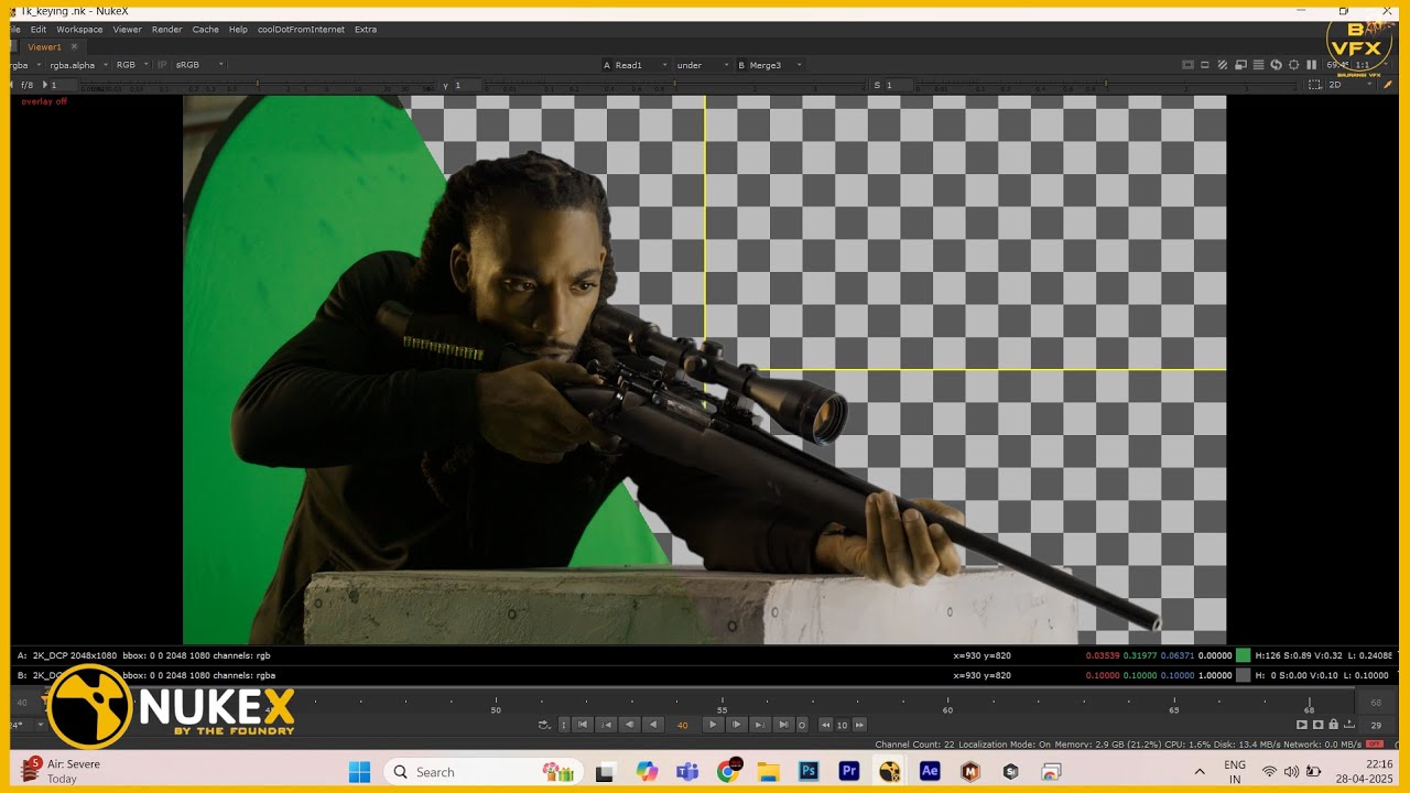 How to use TK_Keying setup in Nuke X ( p1 ) | Advance Keying methods | Tips & Tricks | BAJRANGI VFX