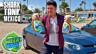 Lavando mi auto con productos GREEN WASH de Shark Tank