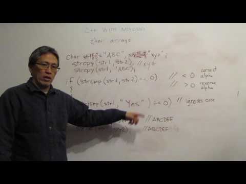C++ with Miyoshi - 05-02 char array functions
