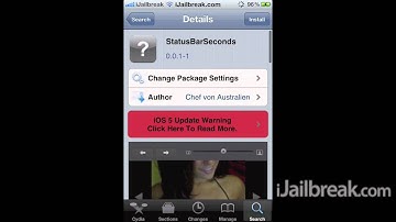 StatusBarSeconds Will Add Seconds To The iOS StatusBar Clock [Cydia Tweak]