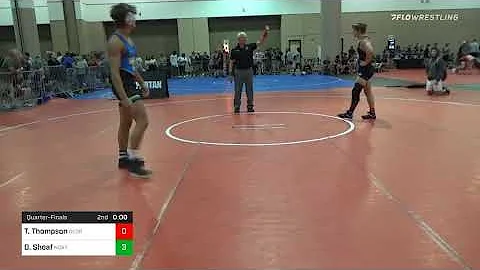 160 Lbs Quarterfinal - Talen Thompson, Georgia Vs ...