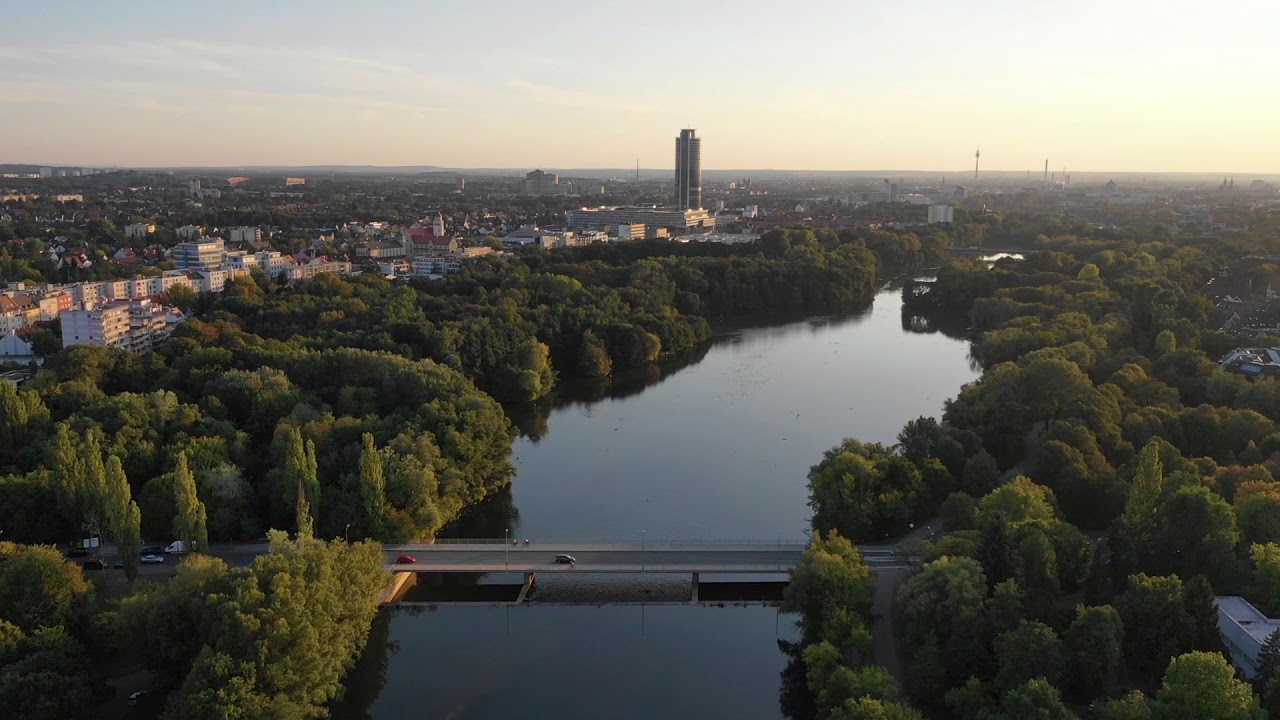 Nürnberg von oben | Pegnitzwiesen