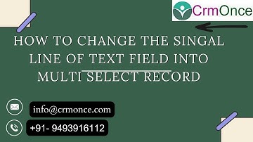 How To Change the signal line of  Text Field Into Multi Select Record using PCF Controls