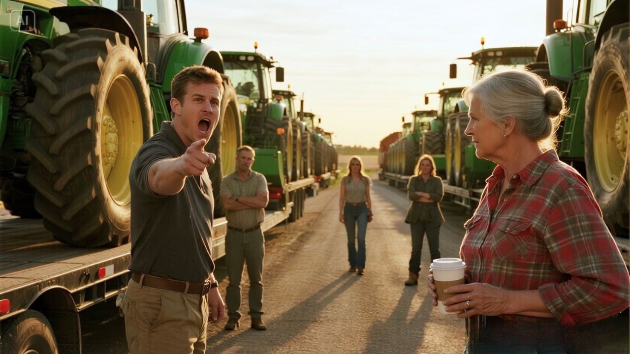 A JD Dealer Humiliated a Poor Farmer's Farmall — One Phone Call Brought 47 Tractors to His Yard