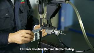 618 Plus Fastener Insertion Press With Shuttle Tooling System