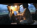 10万キロ走った軽自動車で雨の車中泊ひとり旅。お知らせがあります。|Car camping on a rain day