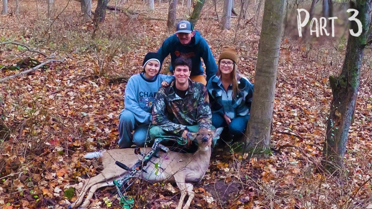 A SUCCESSFUL Michigan Bow Hunt A Tough Track Job Made Easy PART 3
