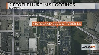 Champaign PD investigating after 2 shooting victims arrive at same hospital within 4 hours