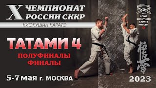 X Чемпионат России по Киокушин Каратэ СККР 2023. Татами 4. Финальный день