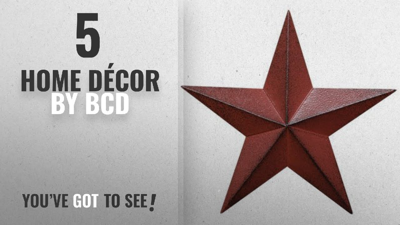 Top 10 Home Décor By Bcd [ Winter 2018 ]: Distressed Country Red Black ...