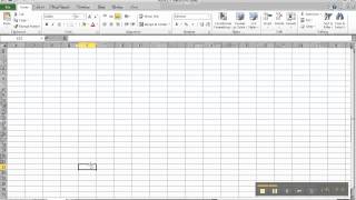 Excel Tutorial 2- Creating Tabs and Adding Data