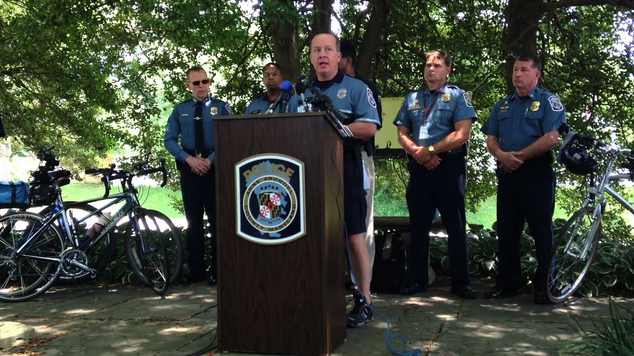 Anne Arundel County Police Bike Safety Press Conference - YouTube