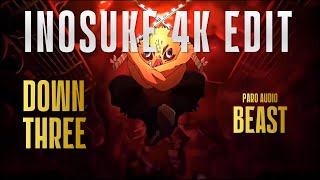 Inosuke 4K Edit Beast Breathing - Paro Audio