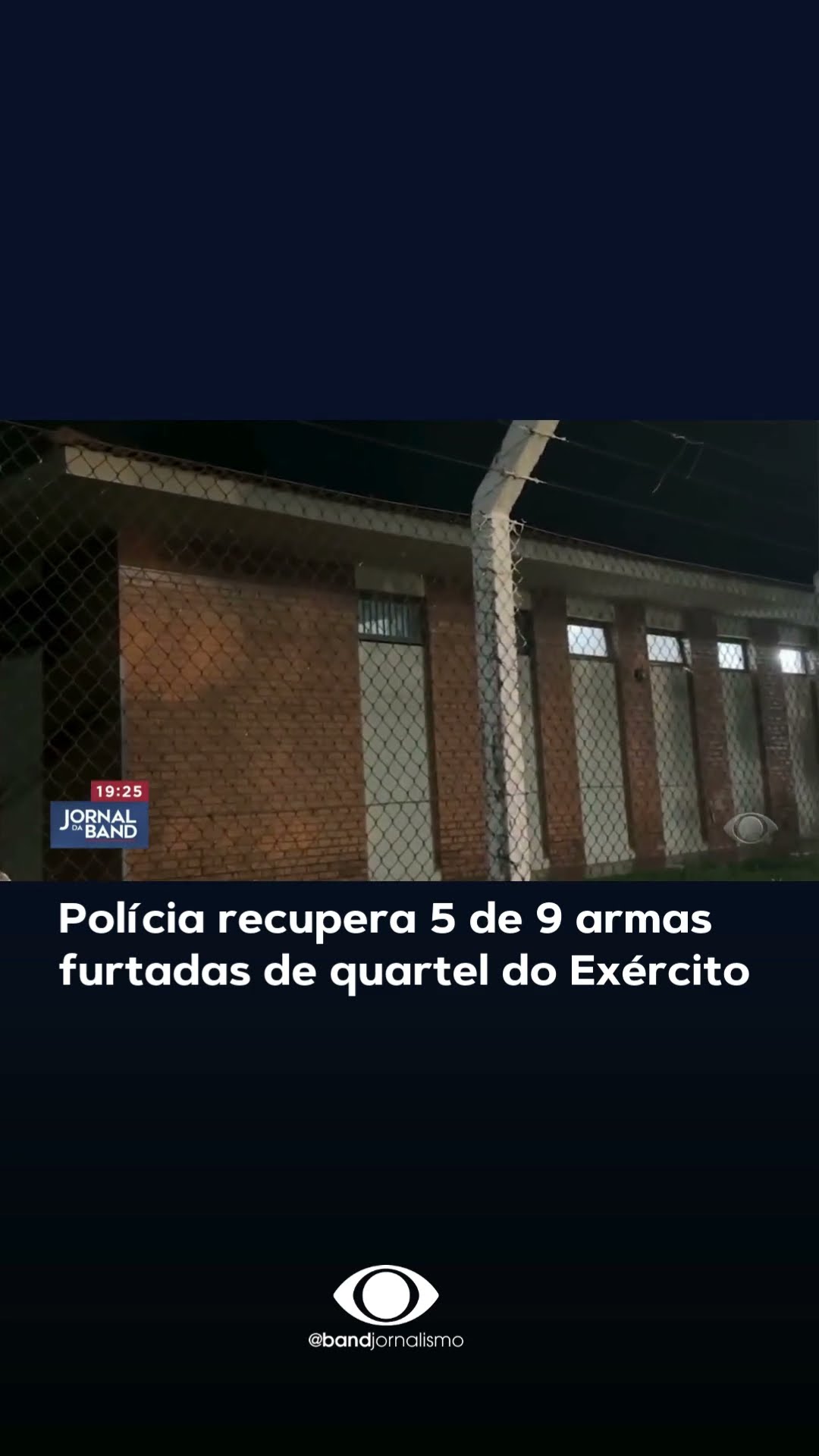 Polícia recupera 5 de 9 armas furtadas de quartel do Exército no Paraná
