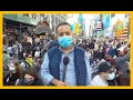 استمرار المظاهرات في مدينة نيويورك الأميركية على خلفية مقتل فلويد