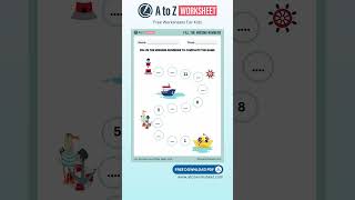 Fill Missing Numbers Worksheet for Kids – Fun Learning with Free PDF
